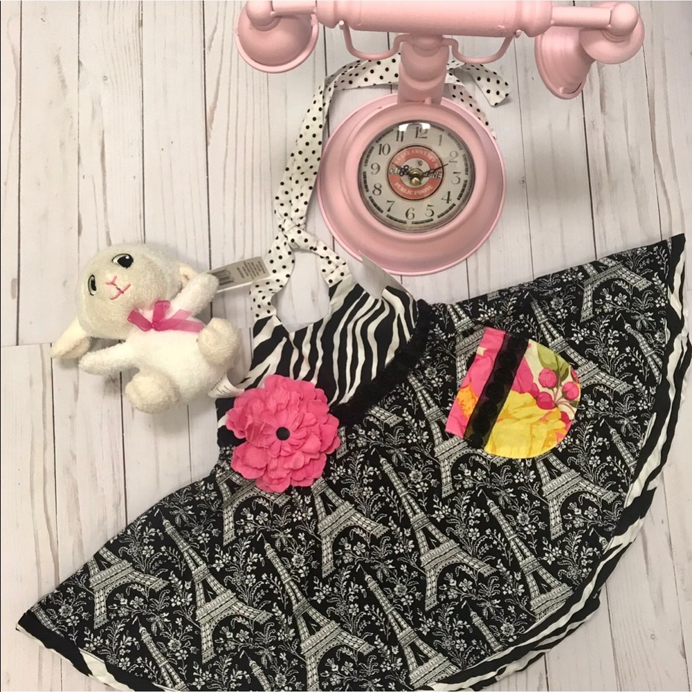 3/$25 Giggle Moon Halter Dress, 24 Months - Picture 2 of 7